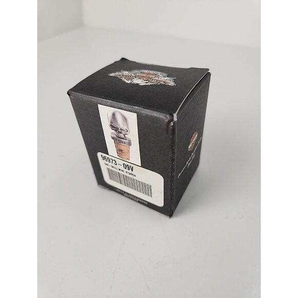Harley Davidson Metal Skull Wine Cork Stopper For Bar - Picture 2 of 7